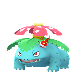 Event - 0003 - Venusaur (Red Party Hat)